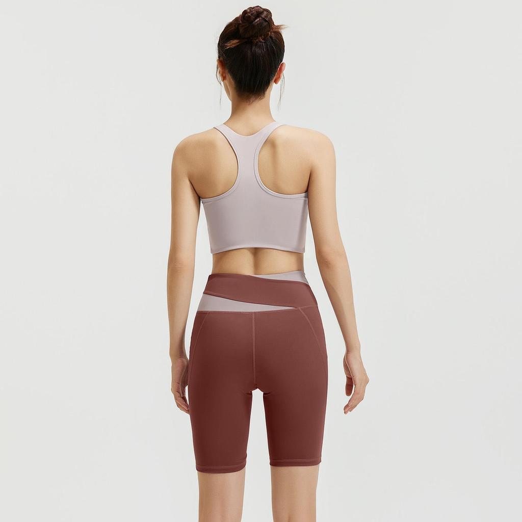 Color-Matching Breathable Sports Suit: High-Elastic Yoga & Fitness Set for Women