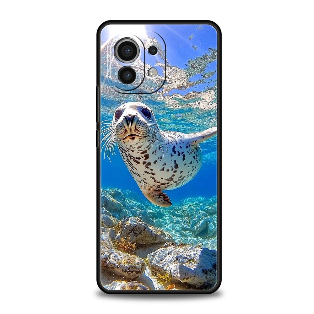 Phone Case For Xiaomi Mi 15 14 13 12 11 Lite 14T 13T 12T 11T Pro Poco X7 X6 X5 X3 Pro F6 F5 F4 Cover Seaside Scenery Wave Beach