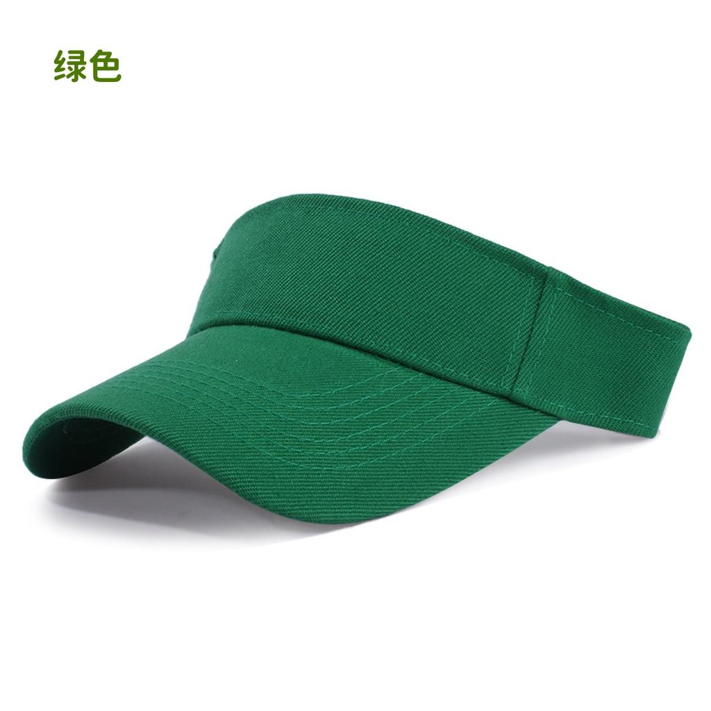 Outdoor-Sporthut, Sommer-Sonnenhut für Herren und Damen, Baumwolle, verstellbares Visier, UV-Schutz, Oberteil leer, solide Sportmütze, Tennis, Golf, Laufen