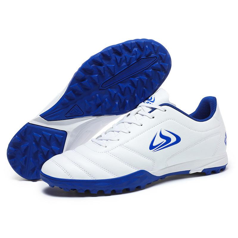 

Low-top football shoes, boys and girls with broken nails, artificial turf, youth and teenagers, leather foot training shoes 44