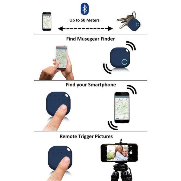 Localisateur De Clés YWEI - AY30029-app - Volume 3 Fois Élevé - Bluetooth