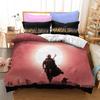 Juego de Ropa de Cama, Serie Mandalorian Tamaño Funda Nórdica de Tres Piezas