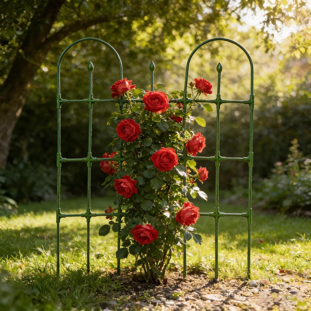 90x120cm Fence Climbing Vine Flower Stand Adjustable Climbing Plants Garden Trellis Support Rose Climbing Vine Stand