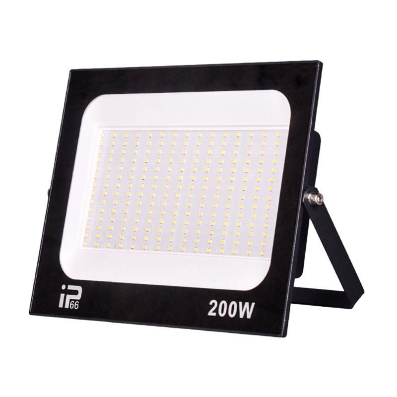 ABUL-200W LED Floodlight 6500K 220V IP66 Indoor Outdoor Spotlight Projector Lighting For Wall Garage Gym Street