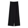 Sweet Basil Women's High-Waist Loose Wide-Leg Casual Pants