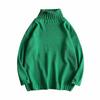 Turtleneck Sweater Men's Autumn and Winter Lazy Wind Loose Solid Color Knitted Sweater Ins Trendy Brand High Street Japanese Large Size Coat