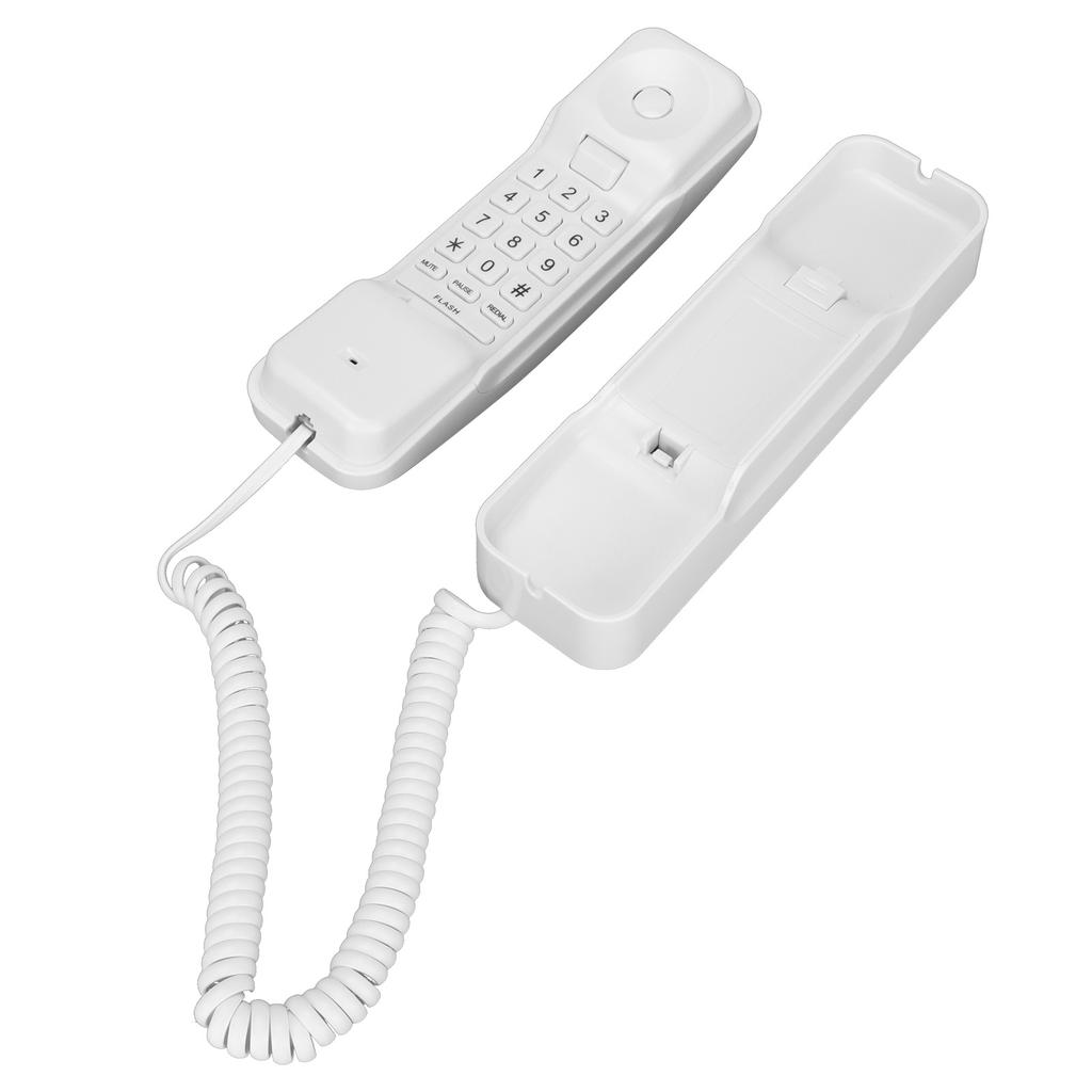 Corded Phone Wall Mountable 1 Handset Corded Telephone for Home Business Hotel Guest Room