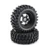 Rubber Made Buggy Tires Wheel Tires Model Crawler Car Wheel Hub Beadlock for 1/10 Car Toy for D90 CC01