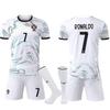 Portugal Uit Wit Nee. 7 Ronaldo Voetbalshirt, Maten 14-3XL voor Kinderen & Volwassenen