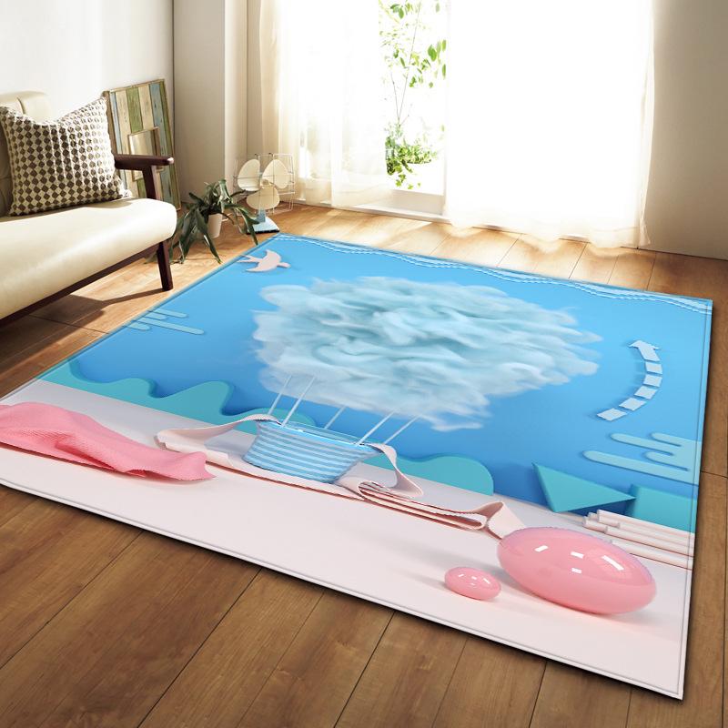 Fresh 4D Living Room Carpet Bedroom Dining Room Floor Mat