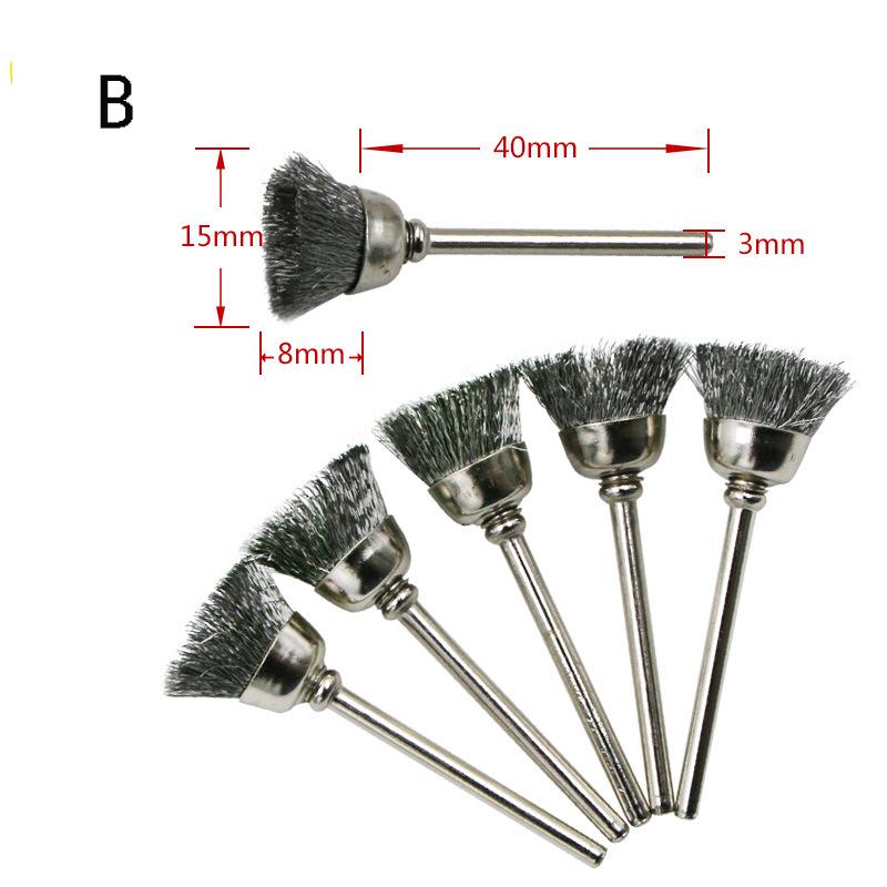 Buy 5pcs Steel Wire Wheel Brush 