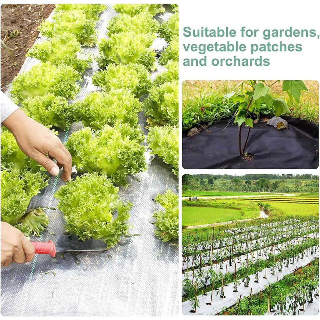 Weed Control Cloth Greenhouse Anti-erosion Weed Barrier Cloth Agricultural Tree Moisturising Anti-Weed Mesh Water Permeable Mat