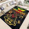 Bob Marley Culture Print Flannel Area Rug Non‑Slip Floor Mat For Couch Bedroom Game Room Living Room Home Holiday Decor Gift