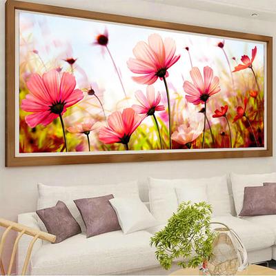 Kits de Pintura de Diamantes de Arte Moderno Nórdico Flores 5D DIY Bordado de Diamantes Pintura de Pared Punto de Cruz Arte para Sala de Estar Decoración del Hogar
