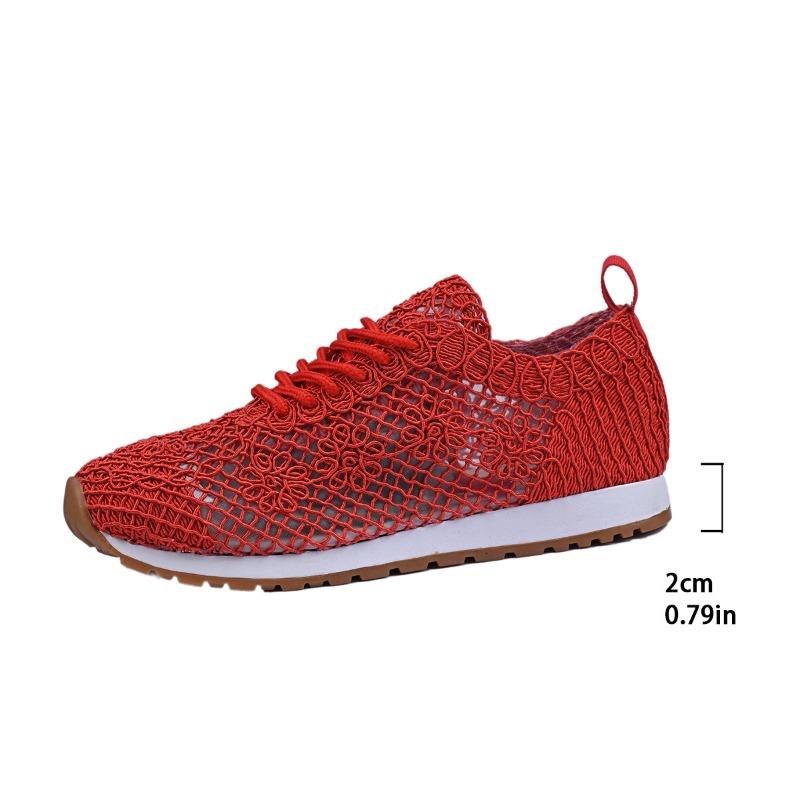 New Large-sized Breathable Low-top Single-shoe Women's Sporty Casual Flat Lace-up Board Shoes