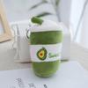 Cartoonstyle Charming Fruit Bubble Tea Plush Keychain In Vibrant Colors Tall 15cm