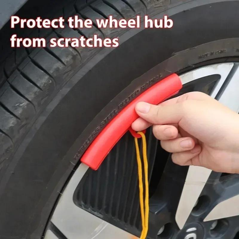 Motorcycle Tire Lever Spoon Tool Kit Steel Easy To Hold Tire Changing High Strength Efficient Removal Repairing Tools