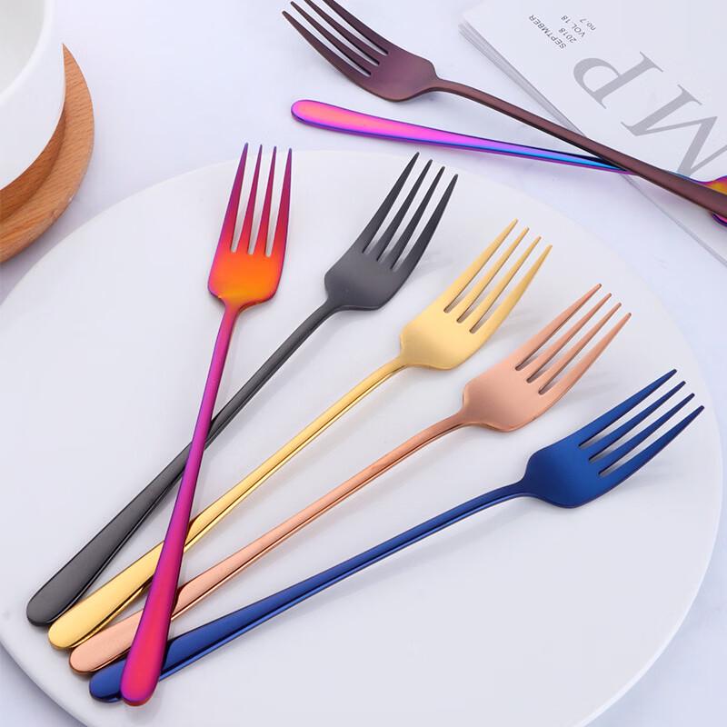 Korean Style Gradient Dessert Fork Set