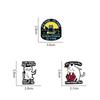 3-10Pcs Cartoon Brooch Set Christmas Frog Space Mushrooms Joker Black Cat Dog Enamel Pins Animal Lapel Badge Jewelry Wholesale