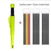 2-in-1 Solid Carpenter Pencils With Sharpener Carpenter 2.8mm Solid Mechanical Pencils Marking Tools Construction/carpenters