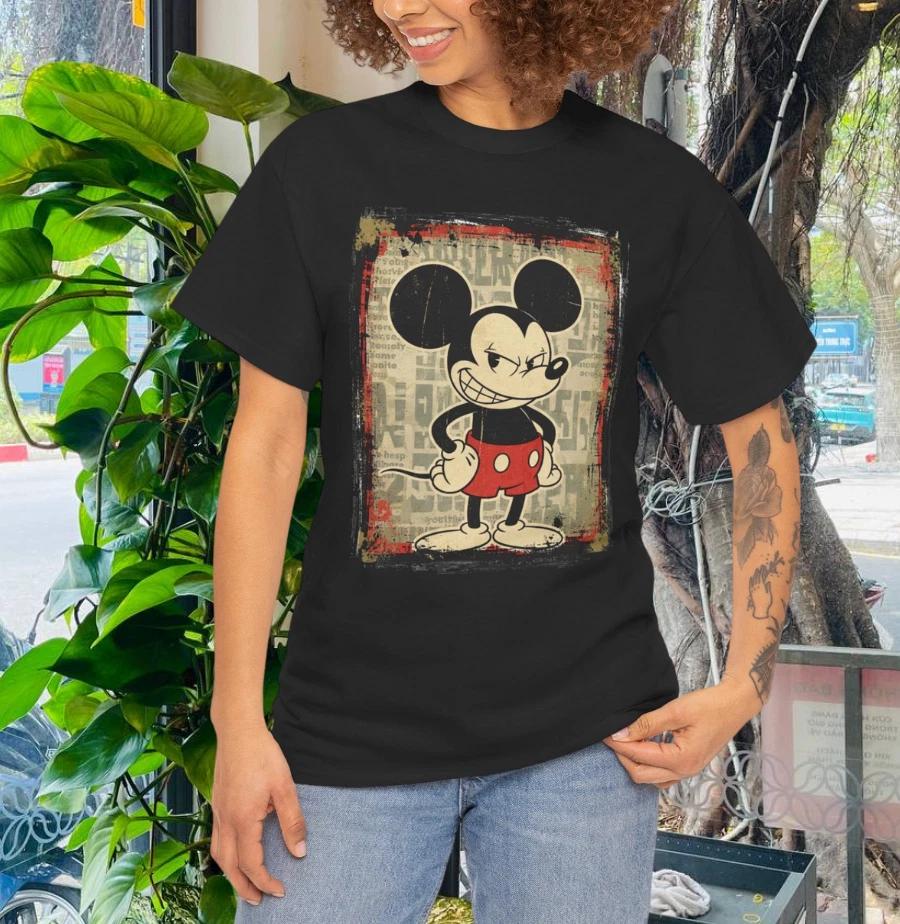 Vintage Mickey Mouse Tee Graphic T-Shirt 3XL