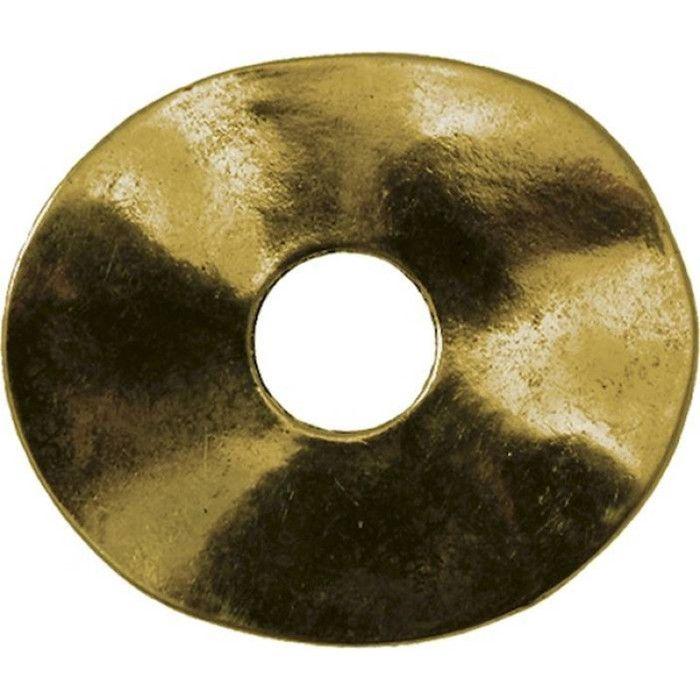 Anneau donut ovale métal 40x35 mm Bronze