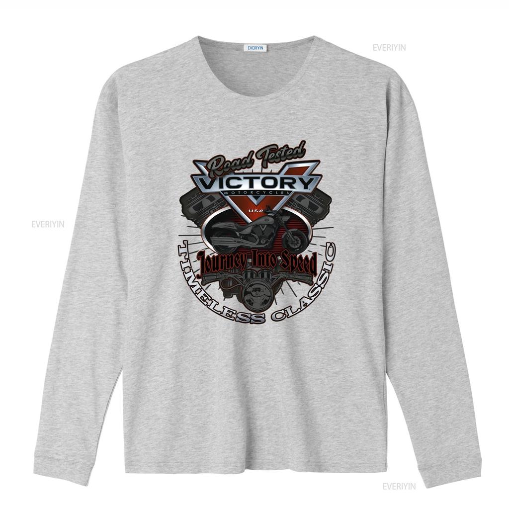 Victory Motorcycles Softstyle T Shirt Vintage Washed Stylish Graphic Homme Breathable Top For Everyday Wear Slightly Soft