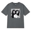 Fashion Aaliyah n Selena printed Graphic street Hip Hop Tee shirt 100 Cotton Unisex Women short sleeve Tshirts vintage Unisex Top