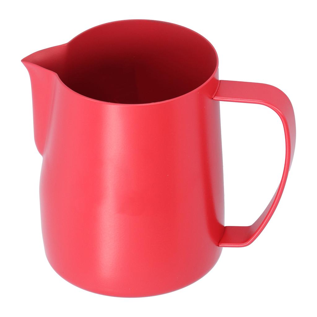 600ml Coffee Latte Art Pitcher Jug Milk Frothing Cup Coffee Making Accessory Red