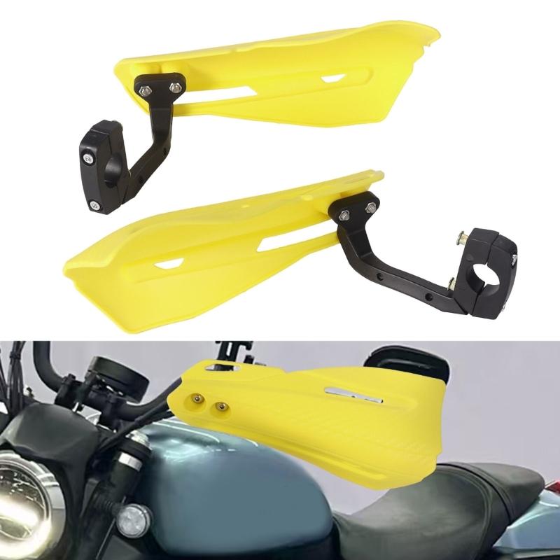Weatherproof Motorcycle Hand Protectors Ergonomic Design Road Bike Handguards Long Ride Comfort Universal Mounting