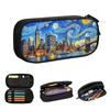 Van Gogh Pencil Cases for Students Gifts Pen Box Pencil Bag Big Capacity Pencil Pouch