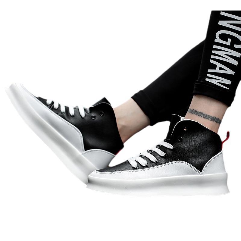 Autumn new heightening casual shoes, high-top board shoes sports mens