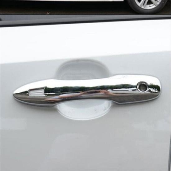 For Toyota BZ4X -2025 Chrome Exterior Car Door Handle Molding Cover Trim 4x