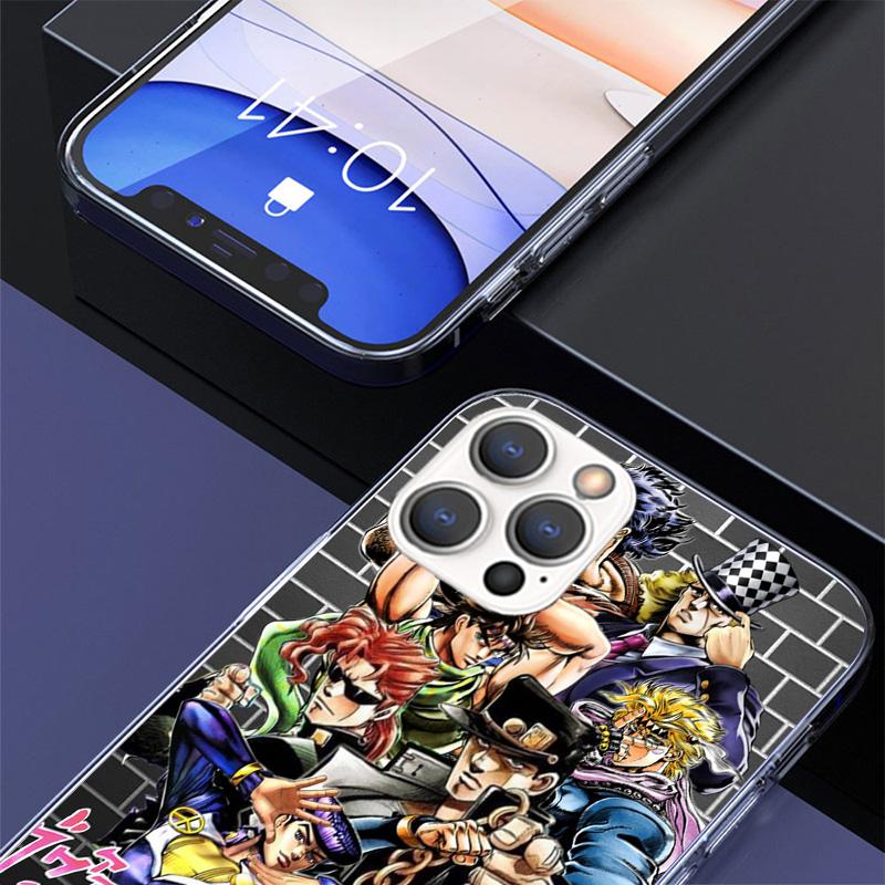All JoJo's Bizarre Adventure Phone Case For iPhone 17 Air 16 Pro Max 16E 15 + 14 Plus 11 12 13 Mini 7 8 SE Gift Print Cover Fund