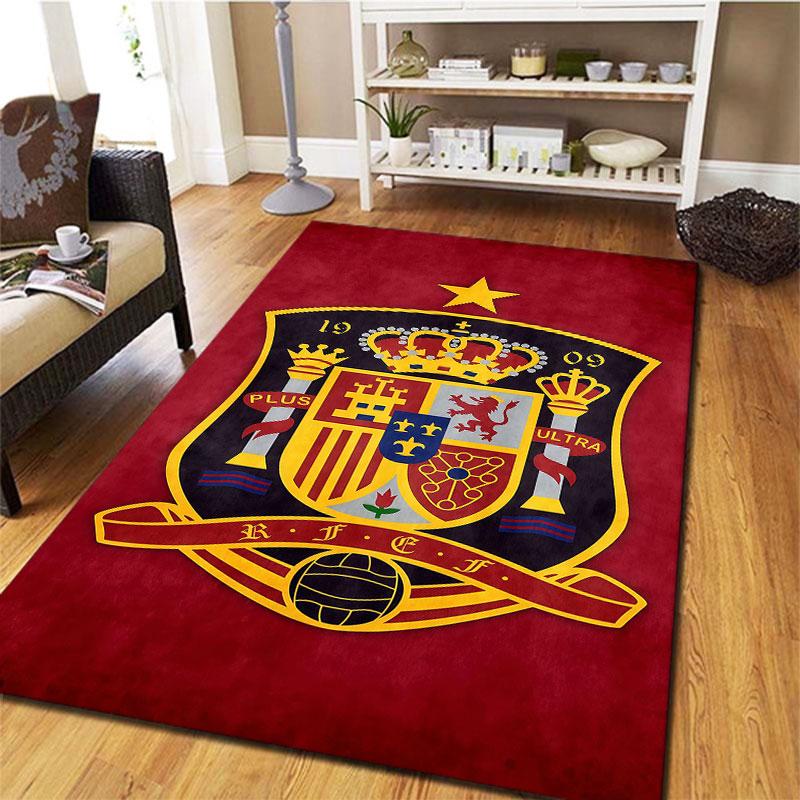 Spain National Football Team Carpet Rug for Living Room Bedroom Home Sofa Decoration,Kids play Non-slip Floor Mat