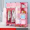 Children's Folding Resin Wardrobe: Assembled Plastic Storage Cabinet for the Living Room