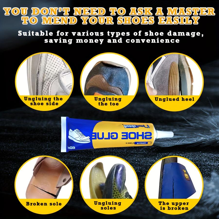 Strong Bond Shoe Glue - Multi-Purpose Waterproof Adhesive For Shoe Repair, Leather, Sole, And Sports Shoes - Durable, Flexible