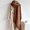 New Thickened and Elongated Winter Scarf Cashmere Feeling Shawl and Wraps Pashmina Neckerchief Bufanda Female Poncho 48Colors