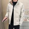 Winter men's stand-up collar down jacket trendy brand casual loose versatile warm white duck down