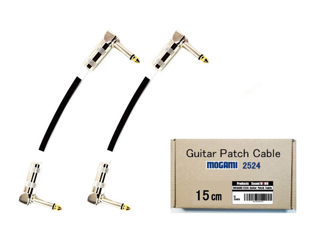 

Sound MOMO Guitar Patch Cable P2LL Black 15cm [MOGAMI 2524]