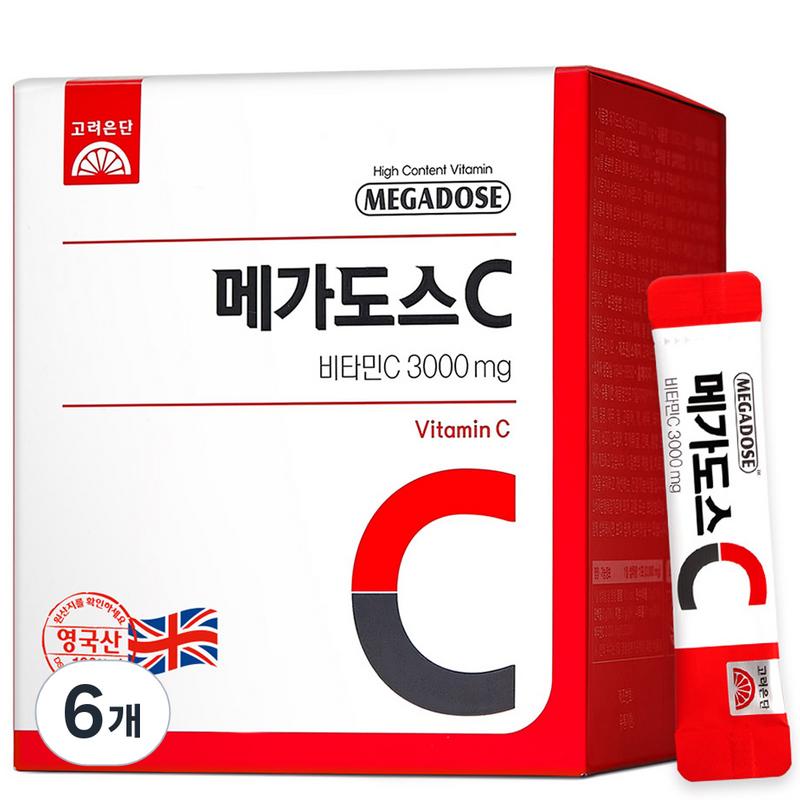 

Megadose Vitamin C 3000mg 180g, 6 units