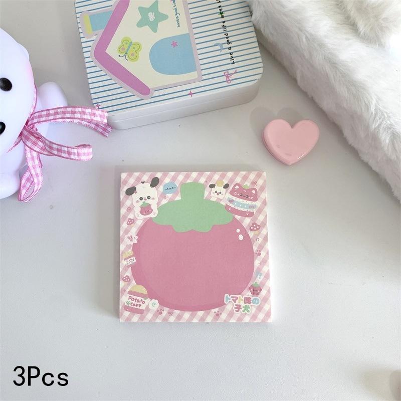 

3 шт. Милый Кавайный Мультяшный Щенок Блокнот с Липкими Листами Блокнот Канцелярские Товары Индексная Вкладка Чек-Лист Планировщик Дел Канцелярские Товары