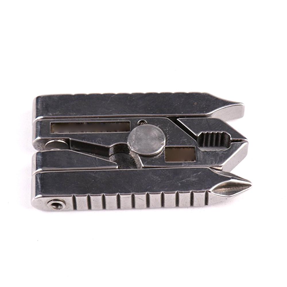 Multifunctional Stainless Steel Mini Pliers Key Chain Pocket Screwdriver for Daily Maintenance