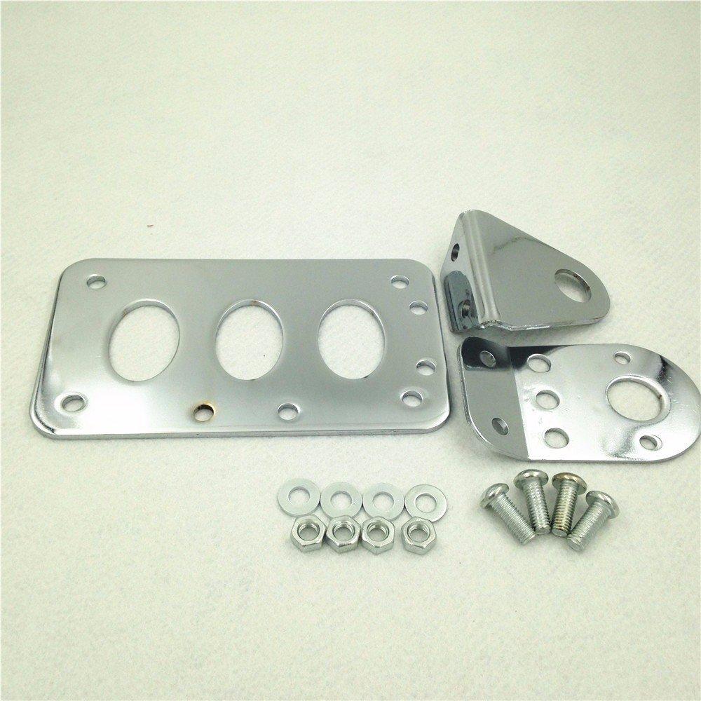 Horizontal/vertical Side Mount License Plate Bracket