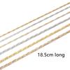 New Fashion 3in1 Crossover Snake Chain Bracelet 304 Stainless Steel Twist Bracelet For Women Men Punk Jewelry Gift