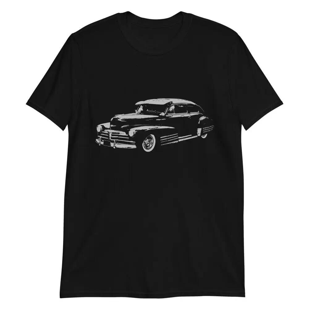 

1948 Fleetline Винтажный Автомобиль Подарок Владельцу Футболка с коротким рукавом Повседневная 100% Хлопок Круглый вырез Летняя Мужская футболка Размер S-3XL - Мужская S... S разноцветный