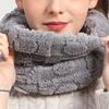 Faux Fur Plush Faux Fur Scarf Solid Color Soft Neck Leggings Cute Solid Color Cold Resistant Neck Protection Ski Mask Women Daily Use Winter Outdoor