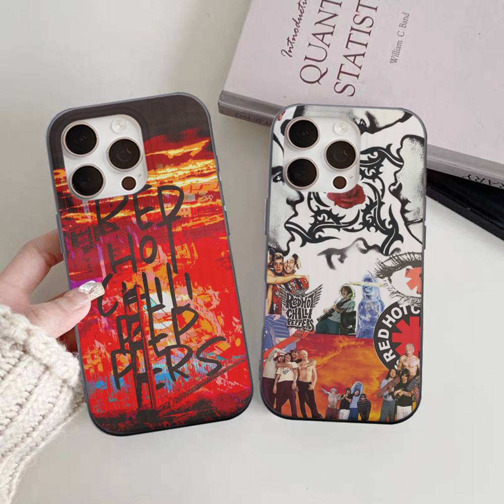 Red Hot Chili P-Peppers Band For IPhone 17 16 15 14 Plus 13 12 11 Pro Max With Shockproof Protective Phone Cover