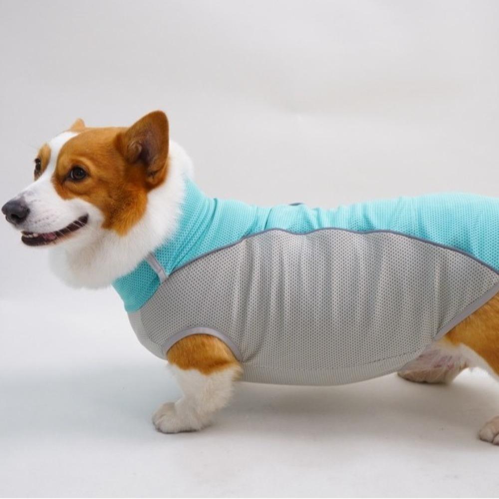 Quick Dry Pet Sleeveless Clothes Thin Fabric Pet Costumes Dog Cooling Vest  Beach Walk