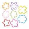 Easter Window Decoration Craft Kit DIY Paper Cutting Set with 16 Templates Colorful Plastic Paper Hanging Ornaments